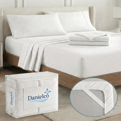 Full Bedding Set with Our Never-Slip Bed Sheet Technology