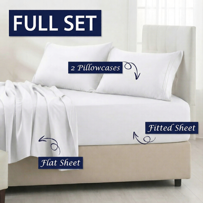 Full Bedding Set with Our Never-Slip Bed Sheet Technology