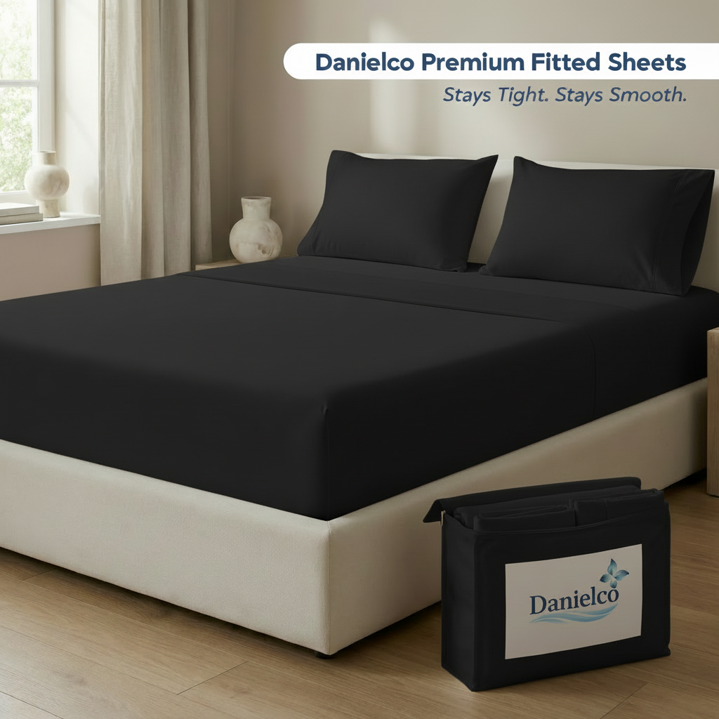 Full Bedding Set with Our Never-Slip Bed Sheet Technology