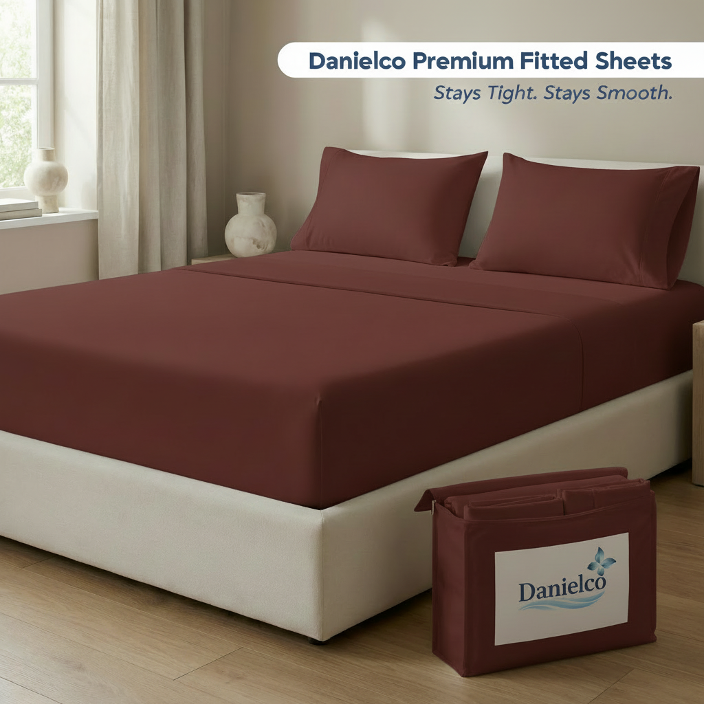 Full Bedding Set with Our Never-Slip Bed Sheet Technology