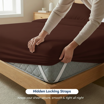 Full Bedding Set with Our Never-Slip Bed Sheet Technology