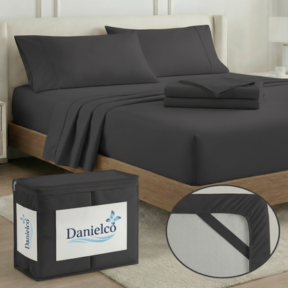 Full Bedding Set with Our Never-Slip Bed Sheet Technology