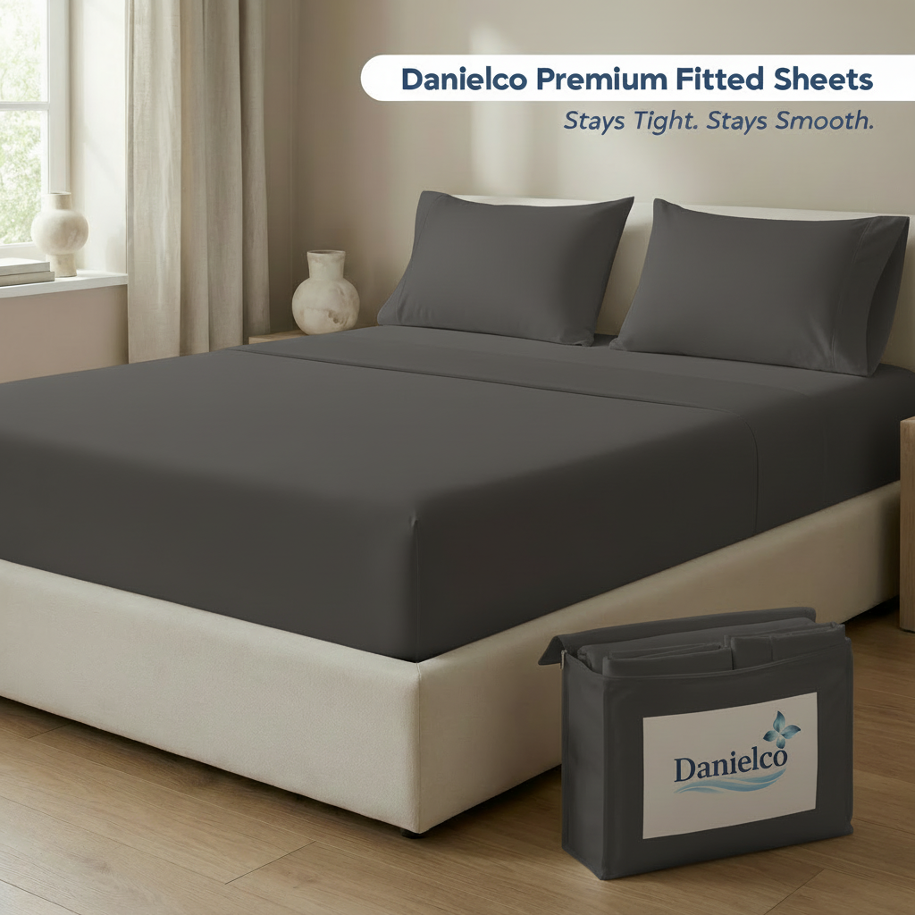 Full Bedding Set with Our Never-Slip Bed Sheet Technology