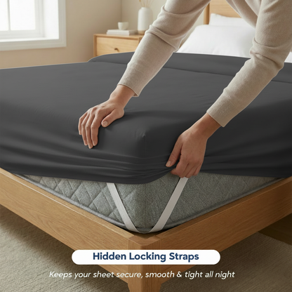Full Bedding Set with Our Never-Slip Bed Sheet Technology