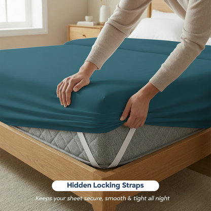 Full Bedding Set with Our Never-Slip Bed Sheet Technology