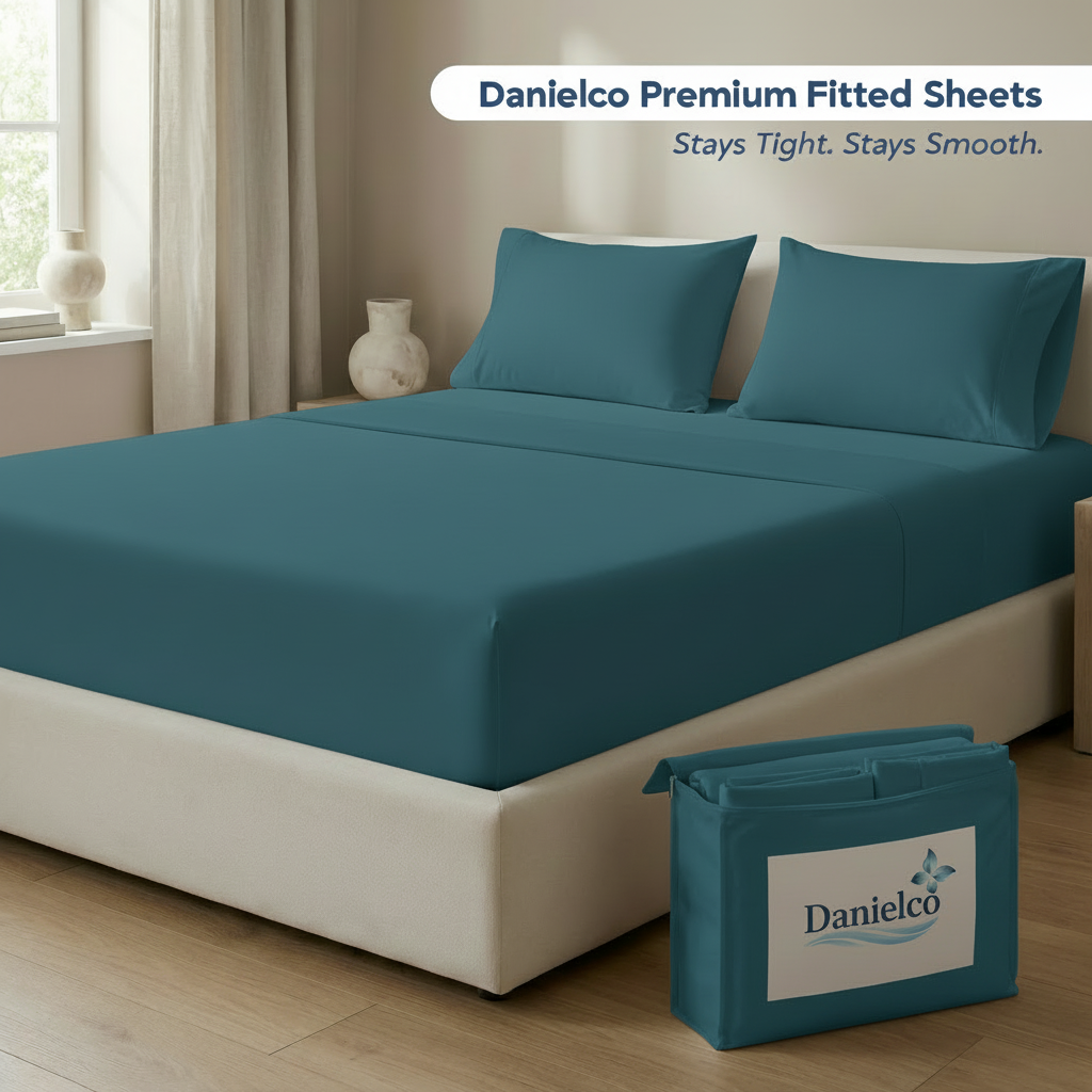 Full Bedding Set with Our Never-Slip Bed Sheet Technology