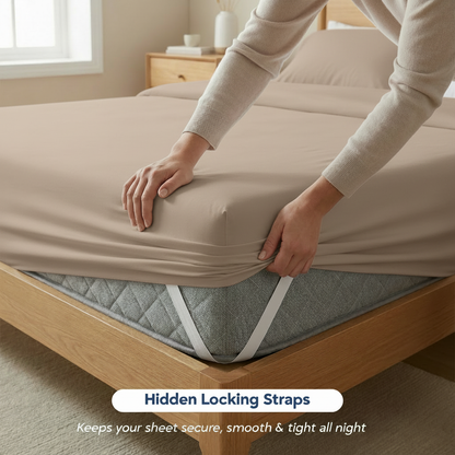 Full Bedding Set with Our Never-Slip Bed Sheet Technology