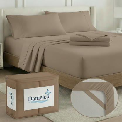 Full Bedding Set with Our Never-Slip Bed Sheet Technology
