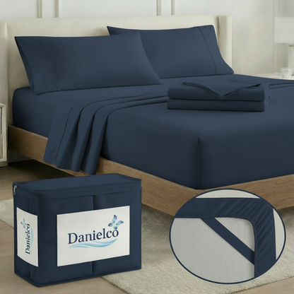 Full Bedding Set with Our Never-Slip Bed Sheet Technology