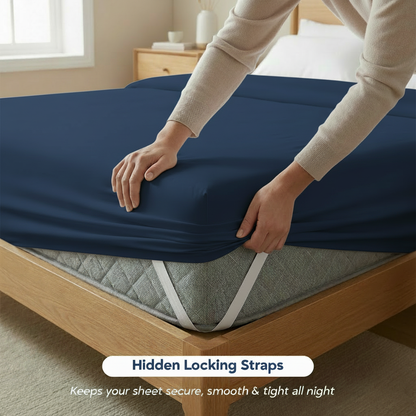 Full Bedding Set with Our Never-Slip Bed Sheet Technology