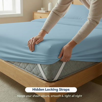 Full Bedding Set with Our Never-Slip Bed Sheet Technology