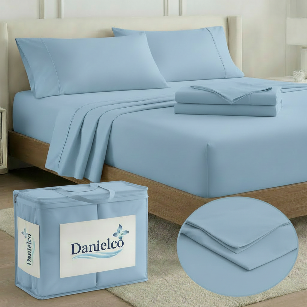 Full Bedding Set with Our Never-Slip Bed Sheet Technology