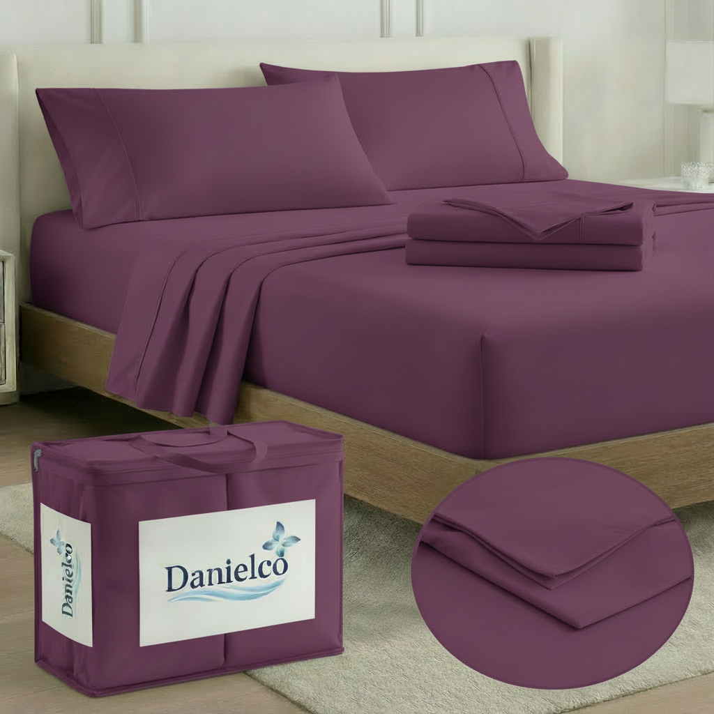 Full Bedding Set with Our Never-Slip Bed Sheet Technology
