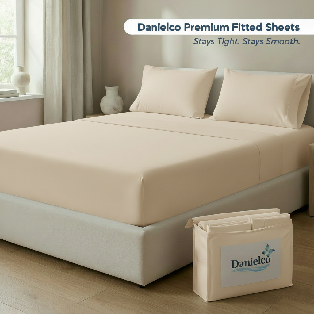 Full Bedding Set with Our Never-Slip Bed Sheet Technology