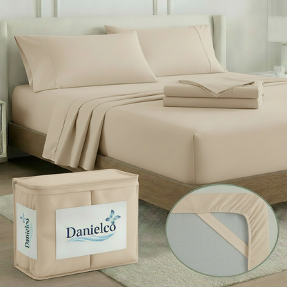 Full Bedding Set with Our Never-Slip Bed Sheet Technology