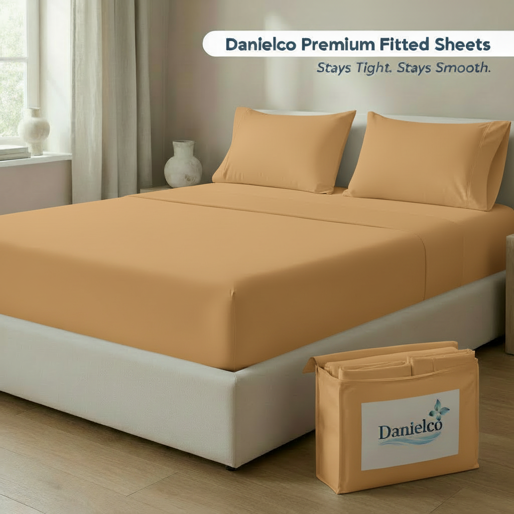 Full Bedding Set with Our Never-Slip Bed Sheet Technology