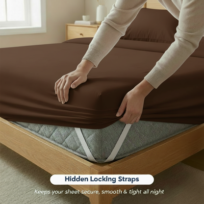 Full Bedding Set with Our Never-Slip Bed Sheet Technology